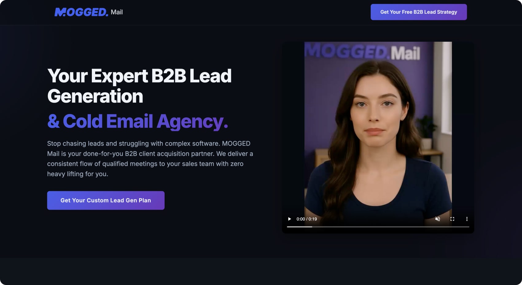 Mogged Mail AI Email Outreach System